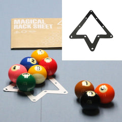 144pcs Billiard Swing Ball Film Triangle Magic Rack Accessories