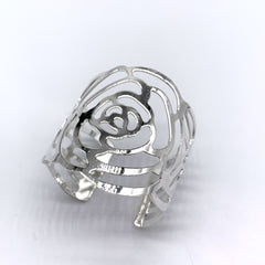 Rose Type Napkin Ring for Wedding Hotel Restaurant - 1pc