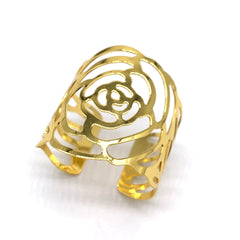 Rose Type Napkin Ring for Wedding Hotel Restaurant - 1pc