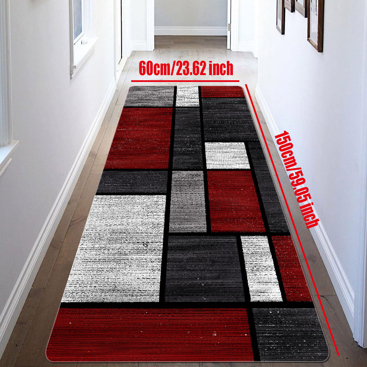 Geometric Print Kitchen Floor Mat Moroccan Style Home Decoration