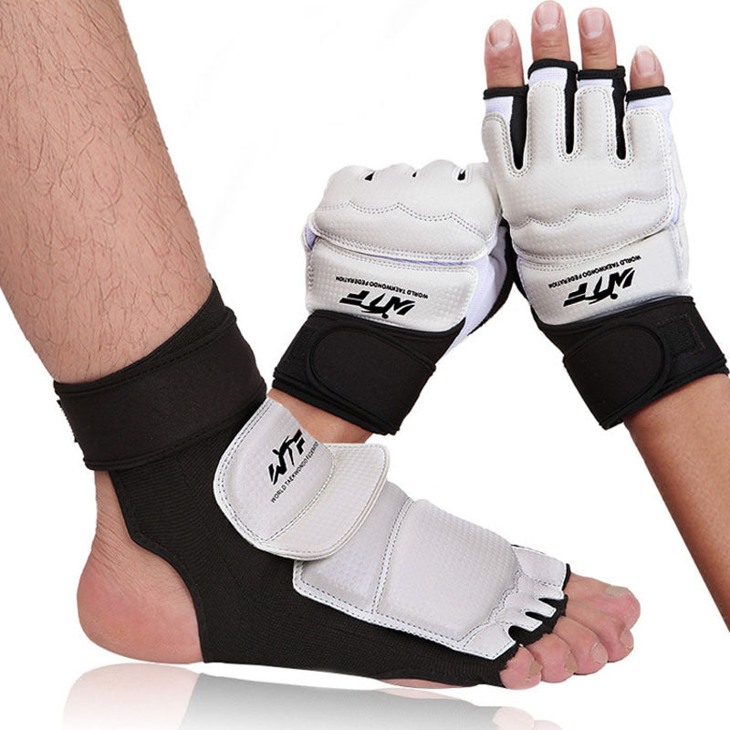 Taekwondo Gloves & Foot Protector Set for Men and Women