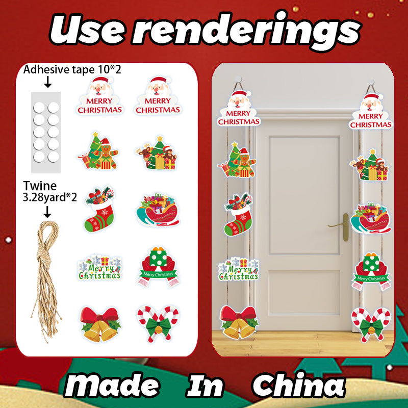 Christmas Hanging Decoration For Door And Wall