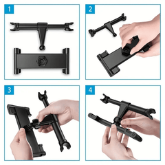 Car Headrest Mount Tablet Holder Stand for iPad Pro Air Mini Cellphones Tablets
