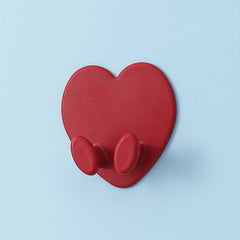 Red Love Kitchen Wall Plug Hook Cable Storage Organizer