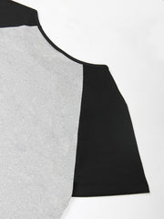  Slogan Print Raglan Sleeve Tee Sleep Dress