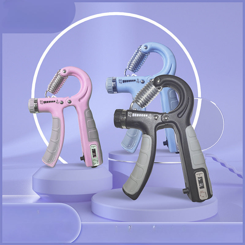 Adjustable Hand Grip Strengthener with Non-slip Handle