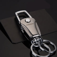 Stainless Steel Car Key Chain Men Women Waist Hanging Key Ring