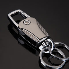 Stainless Steel Car Key Chain Men Women Waist Hanging Key Ring