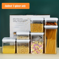Stackable Food Container Clear Food Storage Jar Kit