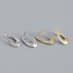 S925 Sterling Silver Irregular Stud Earrings