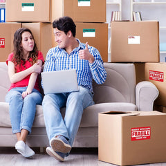 80pcs Extra Large Home Moving Packing Labels Stickers For Box Coded