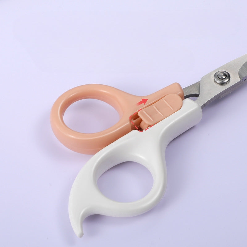 3pcs Baby Hair Cutting Tools Set, Tooth Scissors, Flat Scissors, Comb Safe Kit