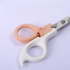 3pcs Baby Hair Cutting Tools Set, Tooth Scissors, Flat Scissors, Comb Safe Kit