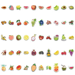 100pcs Cartoon Fruit Stickers Waterproof Vinyl Stickers For Water Bottle Laptop