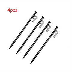 4pcs Steel Ground Nails for Canopy Tent Outdoor Camping Beach