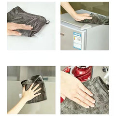 Double Sided Microfiber Car Wash Towel - Thickened Cloth, Absorbs Water
