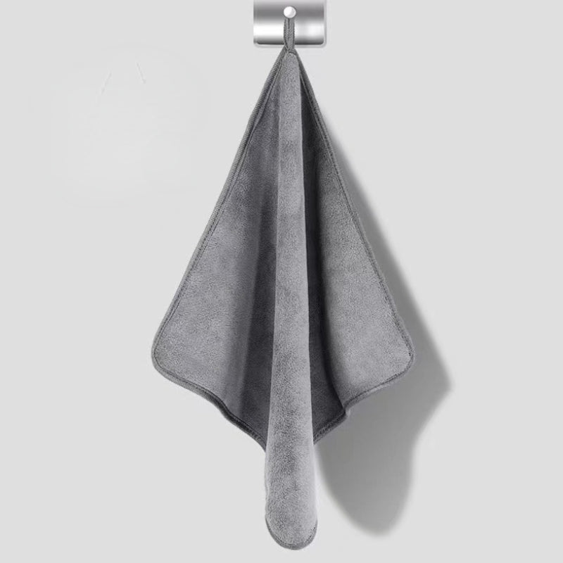 Double Sided Microfiber Car Wash Towel - Thickened Cloth, Absorbs Water