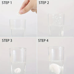 10pcs Compressed Towels Portable Disposable Mini Tissue Tablets Travel Camping