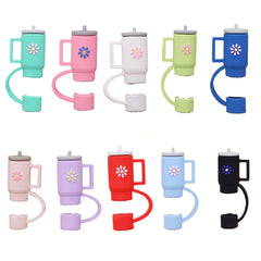 10pcs Colorful Straw Cover Caps For 30oz 40oz Tumbler