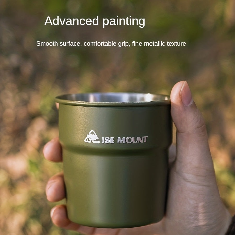 300ML Stainless Steel Cup for Camping, Beer & Coffee, Outdoor Use
