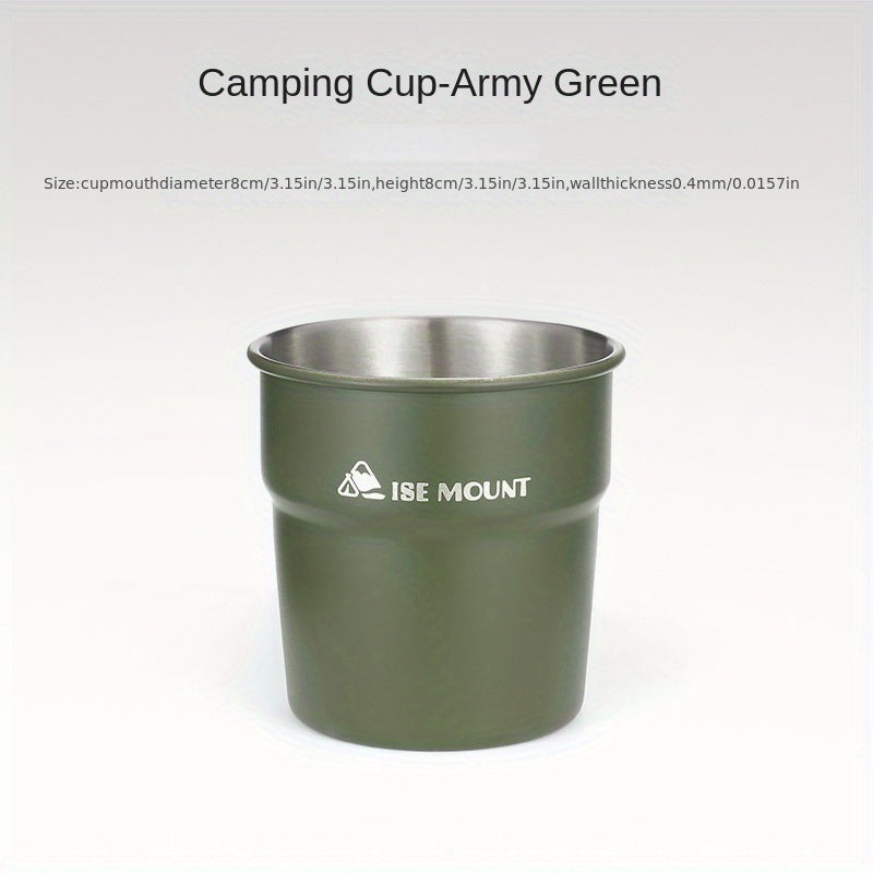 300ML Stainless Steel Cup for Camping, Beer & Coffee, Outdoor Use