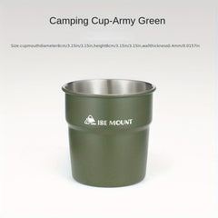 300ML Stainless Steel Cup for Camping, Beer & Coffee, Outdoor Use