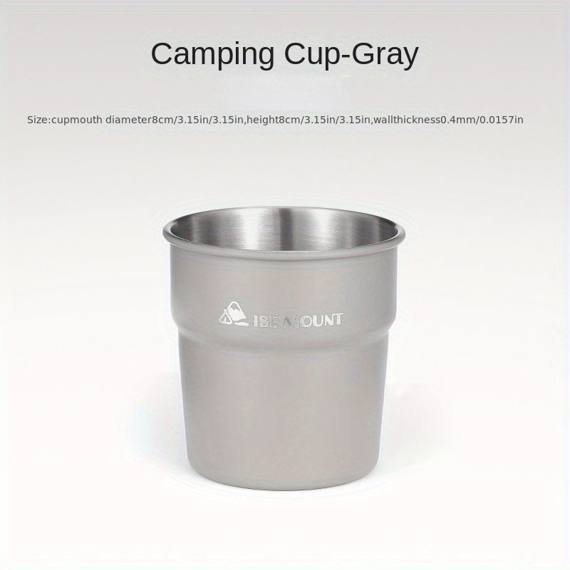 300ML Stainless Steel Cup for Camping, Beer & Coffee, Outdoor Use
