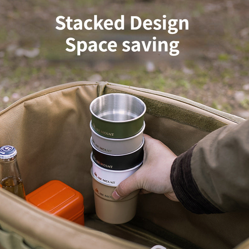 300ML Stainless Steel Cup for Camping, Beer & Coffee, Outdoor Use