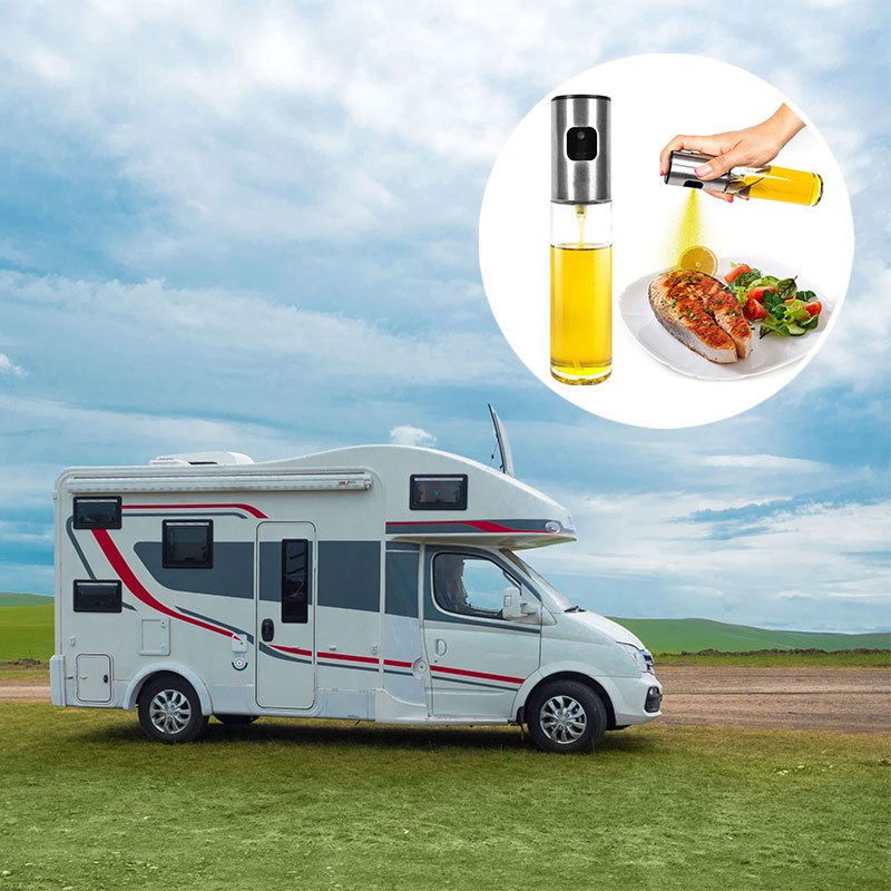 Stainless Steel Atomization Spray Bottle for Kitchen Home Barbecue