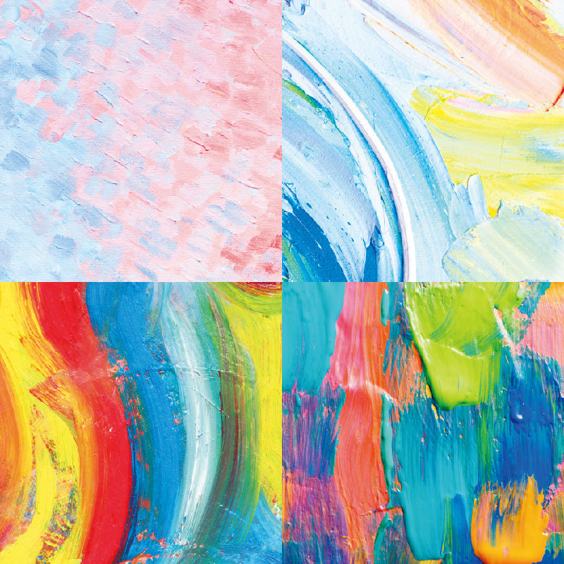 24pcs Scrapbook Paper Journal Material Pigment Background Single Sided Paper
