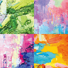 24pcs Scrapbook Paper Journal Material Pigment Background Single Sided Paper