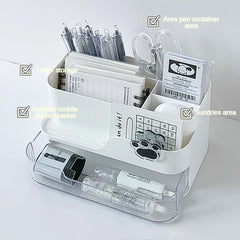 Desk Division Storage Box Student Dormitory Sundry Organizer Box Large Capacity