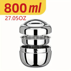 Hot Food Flask Stainless Steel Lunch Box Vacuum Insulated Travel Double Layer