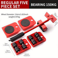 Multifunctional Mobile Household and Heavy Object Moving Tool Furniture Lifter