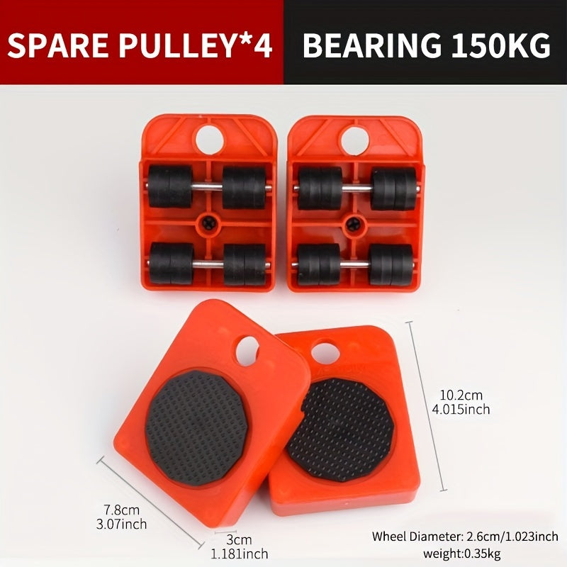Multifunctional Mobile Household and Heavy Object Moving Tool Furniture Lifter