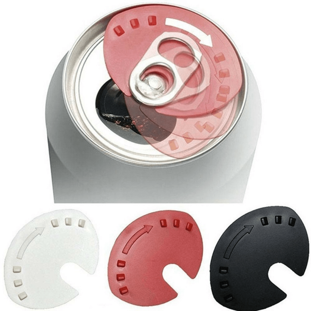 6pcs Beverage Can Lid Cap Snap Tops Cover