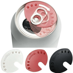 6pcs Beverage Can Lid Cap Snap Tops Cover