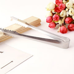 5pcs Stainless Steel Food Tongs Anti-scalding Barbecue Clip