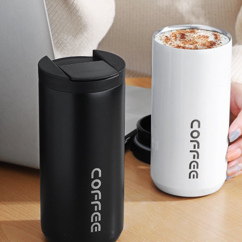 400ml 550ml Stainless Steel Coffee Cup 13.53oz 18.6oz