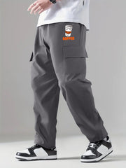 Cargo Pants Men's Flap Pocket Trousers Outdoor Work Streetwear