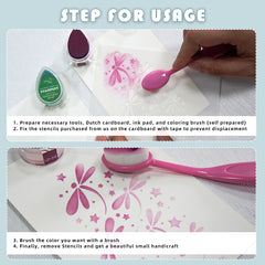 Curves DIY Layering Stencils for Painting Scrapbook Coloring Embossing