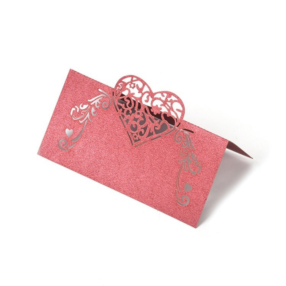 50pcs Laser Butterfly Table Card for Wedding