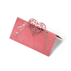 50pcs Laser Butterfly Table Card for Wedding