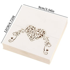 50pcs Laser Butterfly Table Card for Wedding