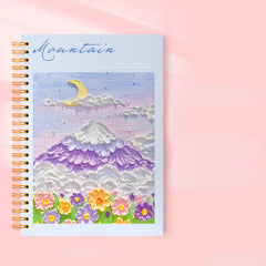 High-Appearance 16K Coil Notebook with Painting Cover