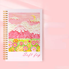 High-Appearance 16K Coil Notebook with Painting Cover