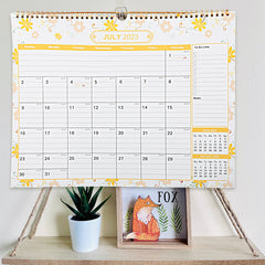 18-Month Wall Calendar Jul-Dec Binding Planner Desktop Calendar
