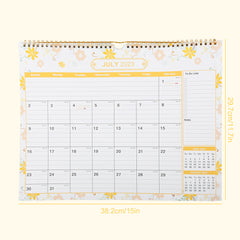 18-Month Wall Calendar Jul-Dec Binding Planner Desktop Calendar