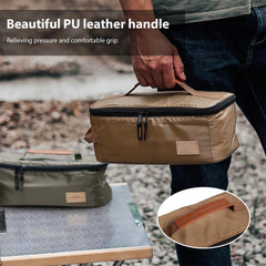 Large Capacity Camping Cutlery Pouch for Outdoor Picnic