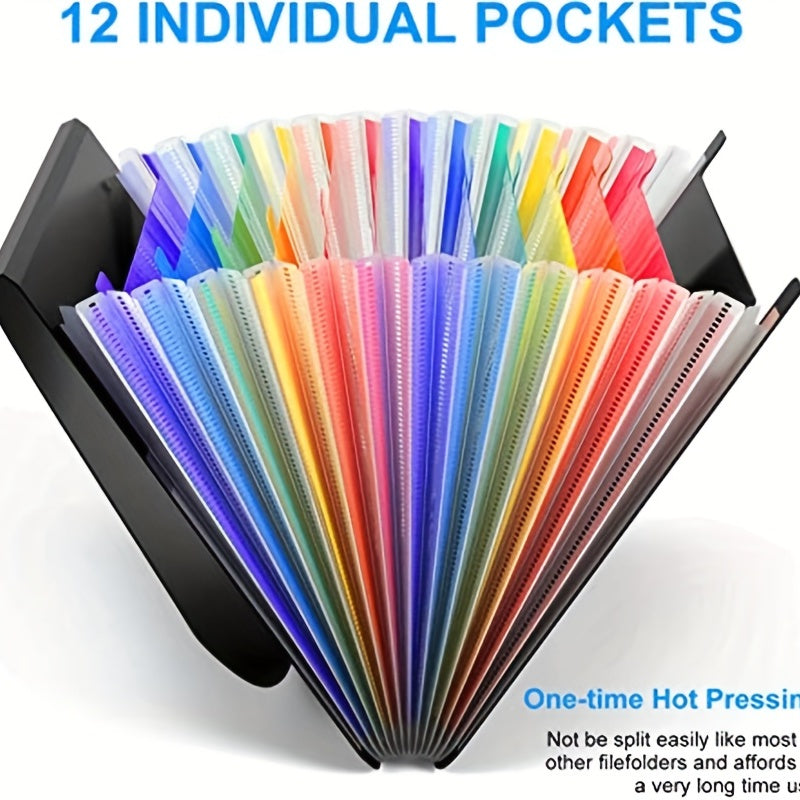 12 24 Pocket Expanding File Folder Accordion Organizer